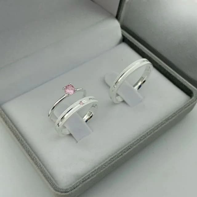 Aurora Duo com Pedra Central 3mm